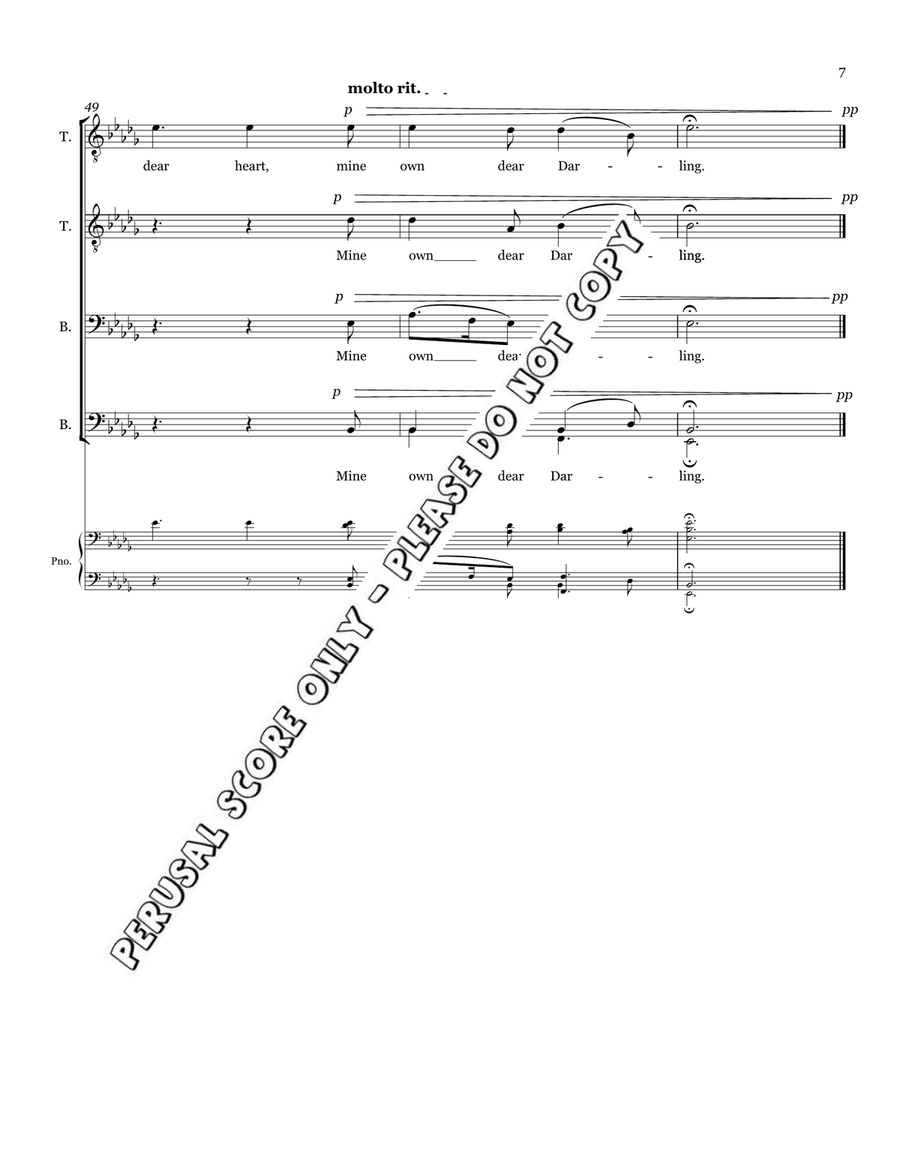 Lullay My Liking TTBB - Sheet Music page 8