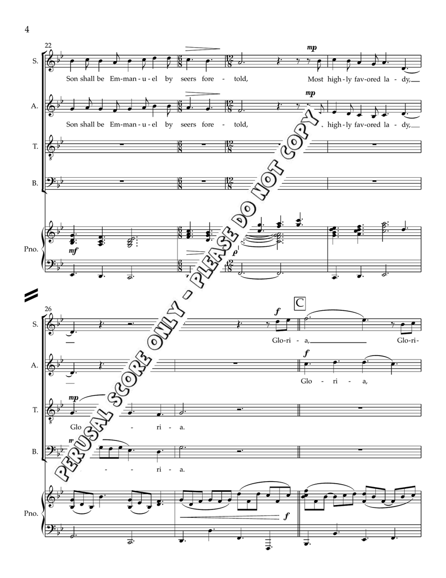 Gabriel’s Message Gabriel’s Message 4-Part scores gallery preview page 4