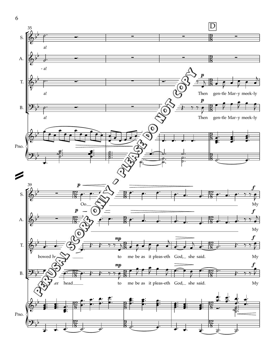 Gabriel’s Message Gabriel’s Message 4-Part scores gallery preview page 6