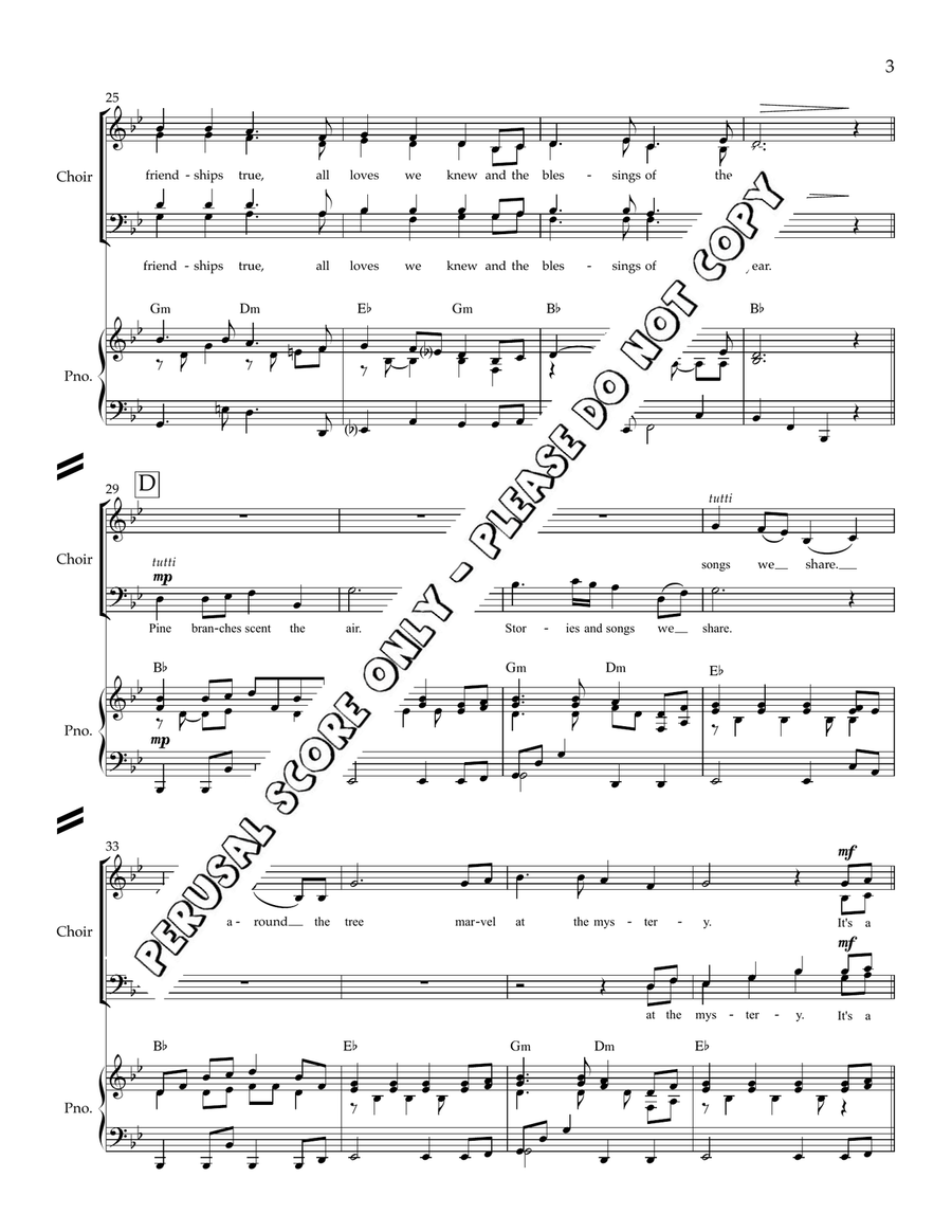 On The Eve Of Christmas Day 4-Part - Sheet Music page 4