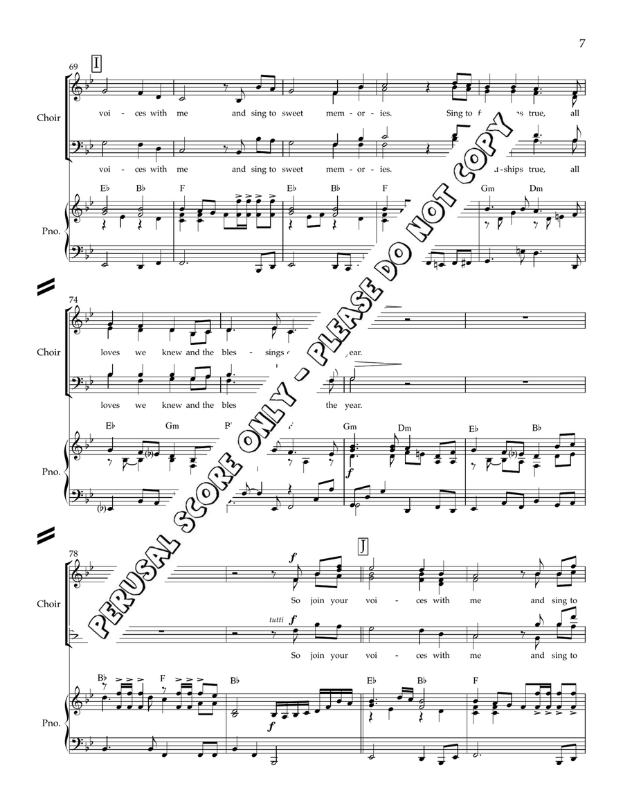 On The Eve Of Christmas Day 4-Part - Sheet Music page 8