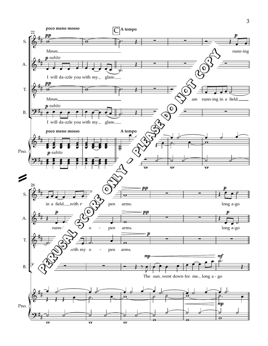 Beneath The Purple Sky Beneath The Purple Sky 4-Part scores gallery preview page 4