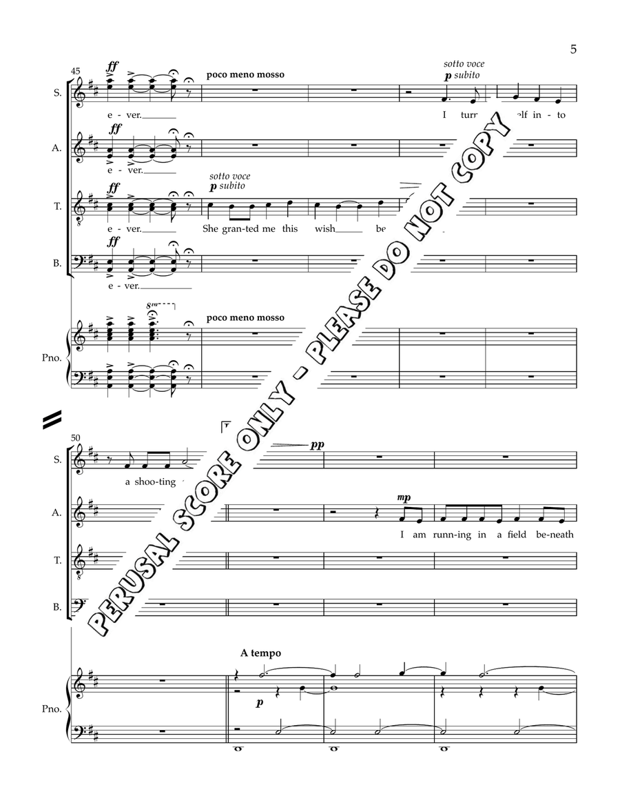 Beneath The Purple Sky Beneath The Purple Sky 4-Part scores gallery preview page 6