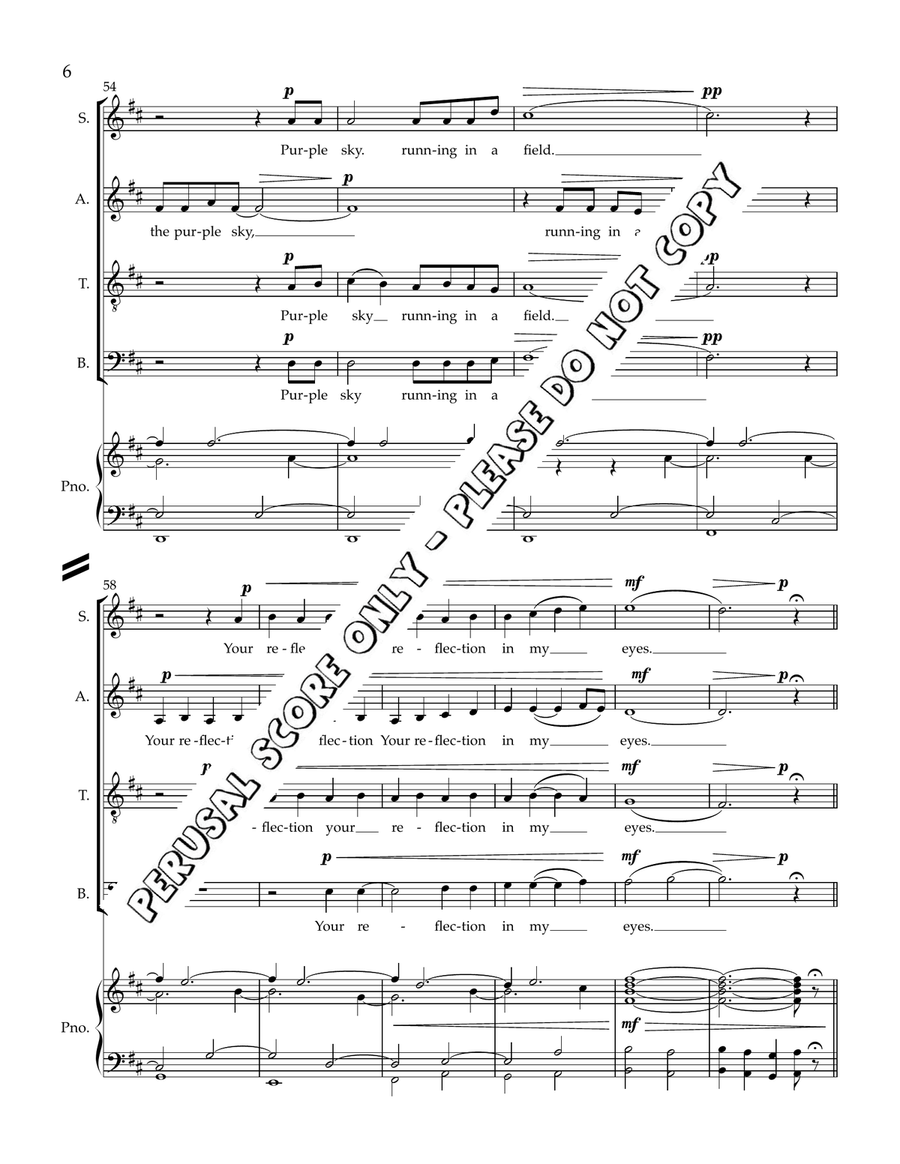 Beneath The Purple Sky Beneath The Purple Sky 4-Part scores gallery preview page 7
