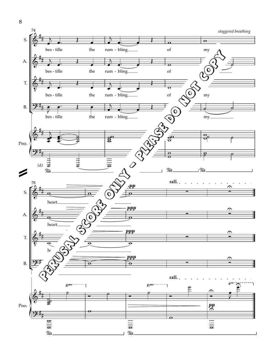 Beneath The Purple Sky Beneath The Purple Sky 4-Part scores gallery preview page 9