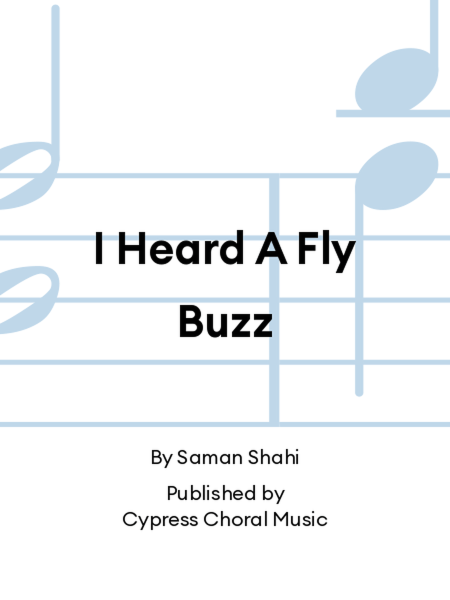I Heard A Fly Buzz I Heard A Fly Buzz Divisi scores gallery preview page 1