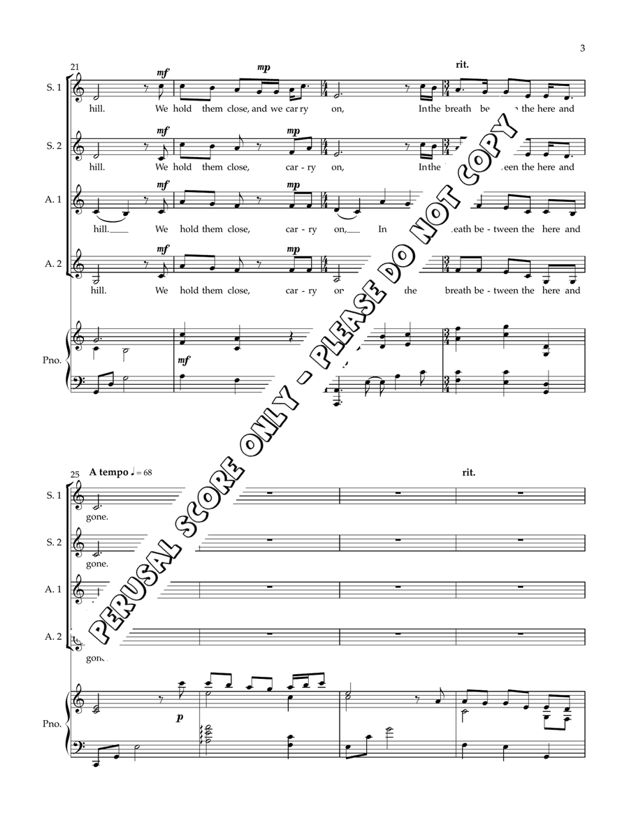 The Breath Between The Breath Between SSAA scores gallery preview page 4