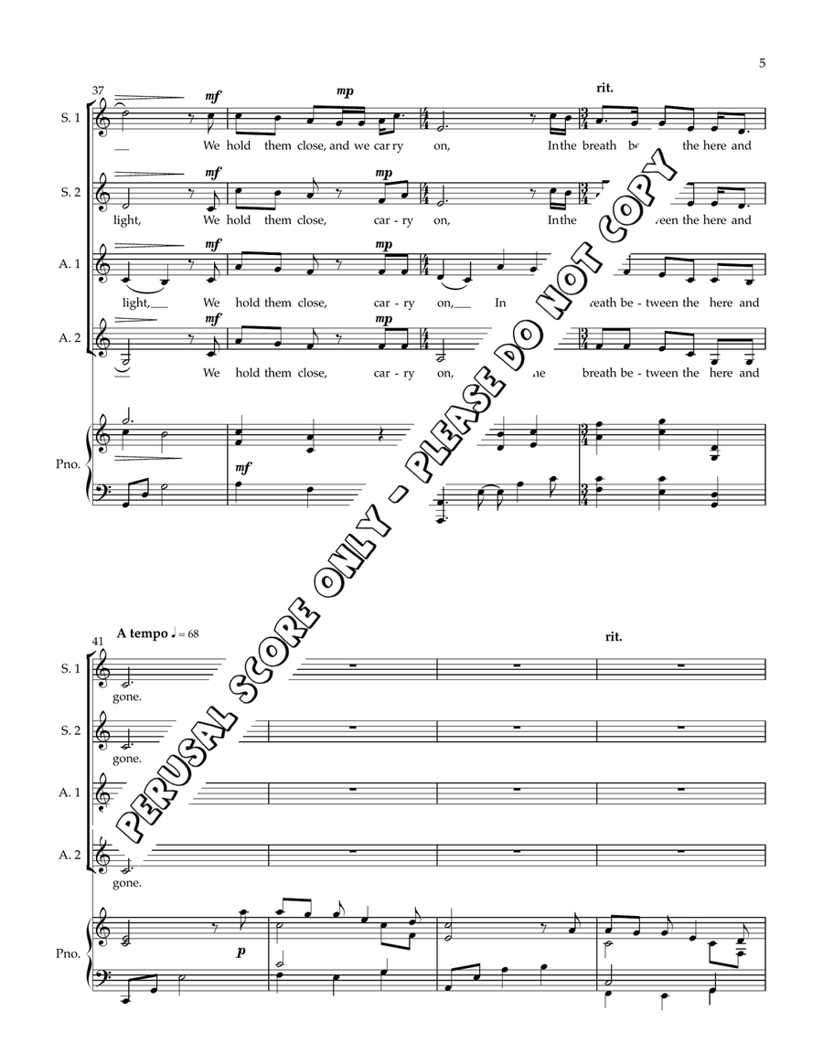The Breath Between The Breath Between SSAA scores gallery preview page 6