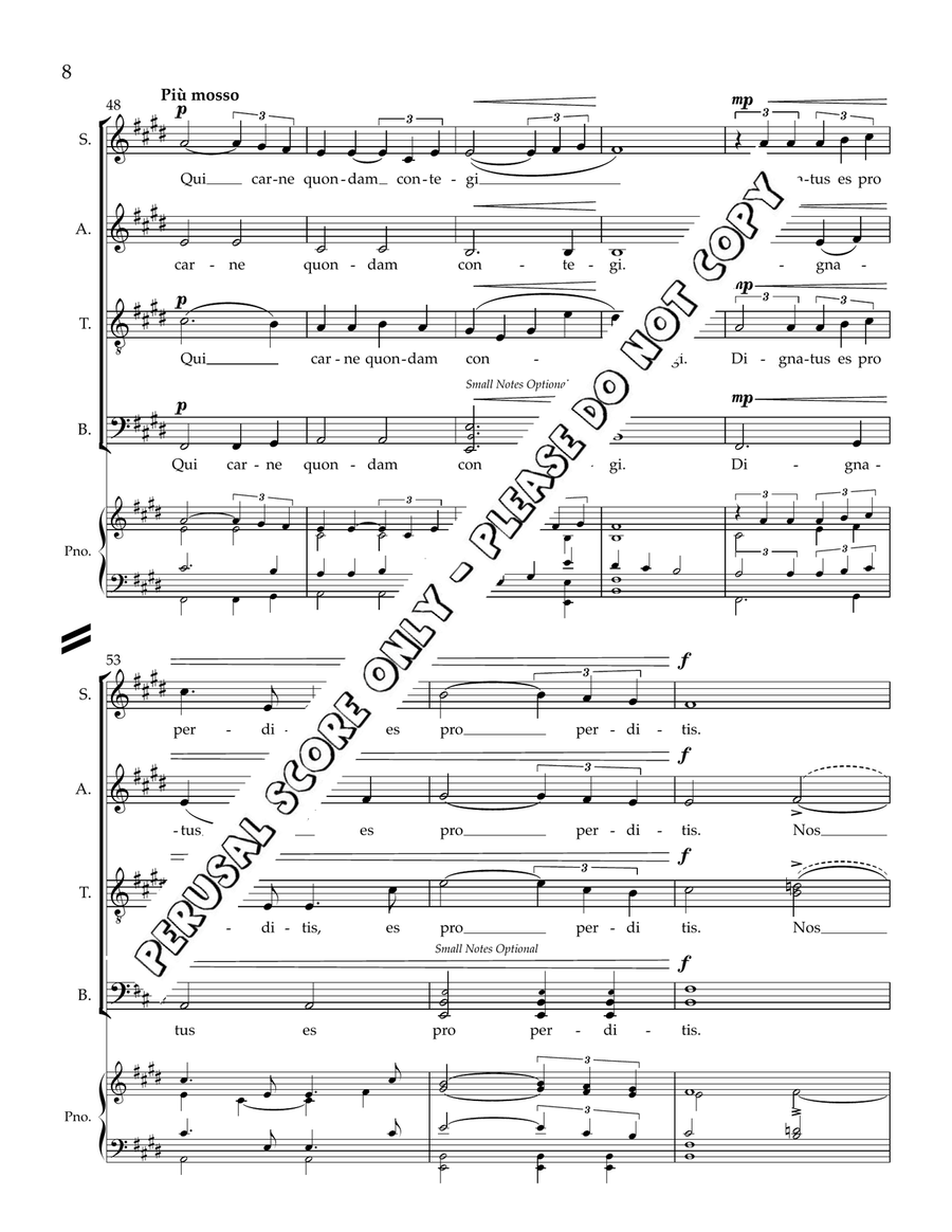 O Nata Lux O Nata Lux A Cappella scores gallery preview page 8