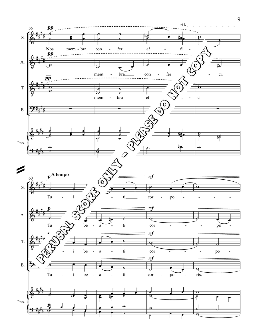 O Nata Lux O Nata Lux A Cappella scores gallery preview page 9