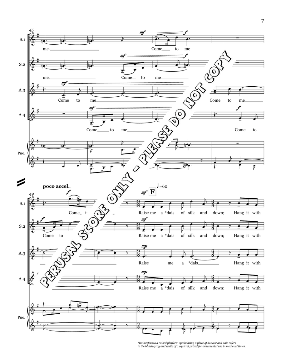 My Heart Is Like A Singing Bird 4-Part - Sheet Music page 8