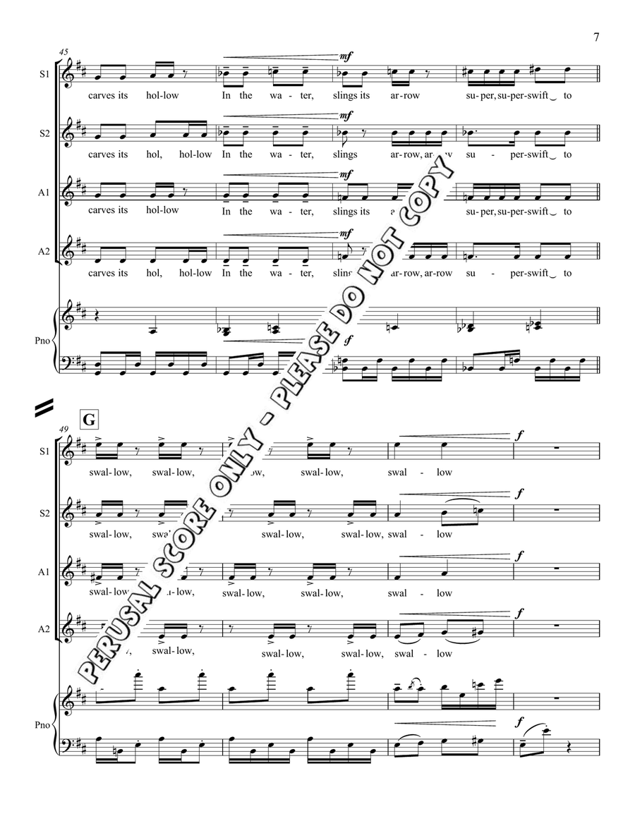 Kingfisher SSAA - Sheet Music page 7