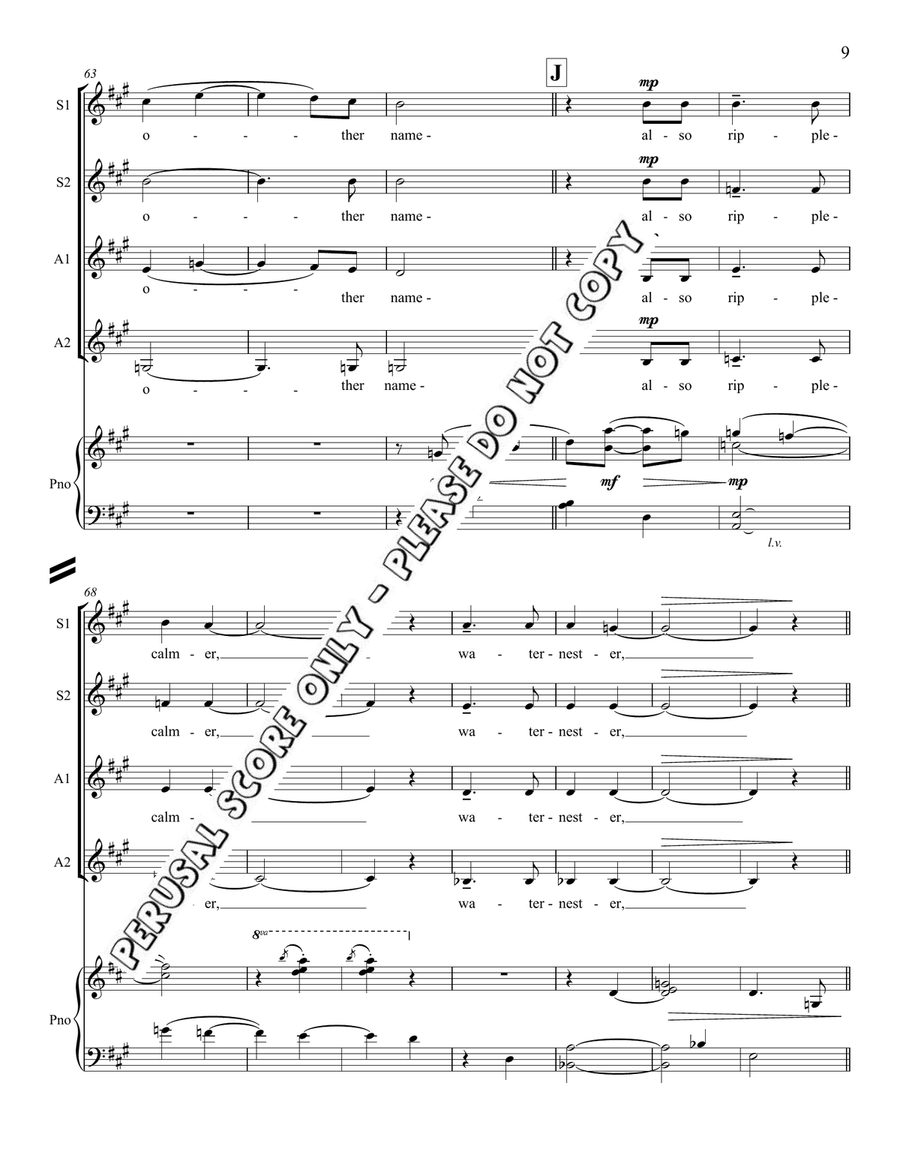 Kingfisher SSAA - Sheet Music page 9