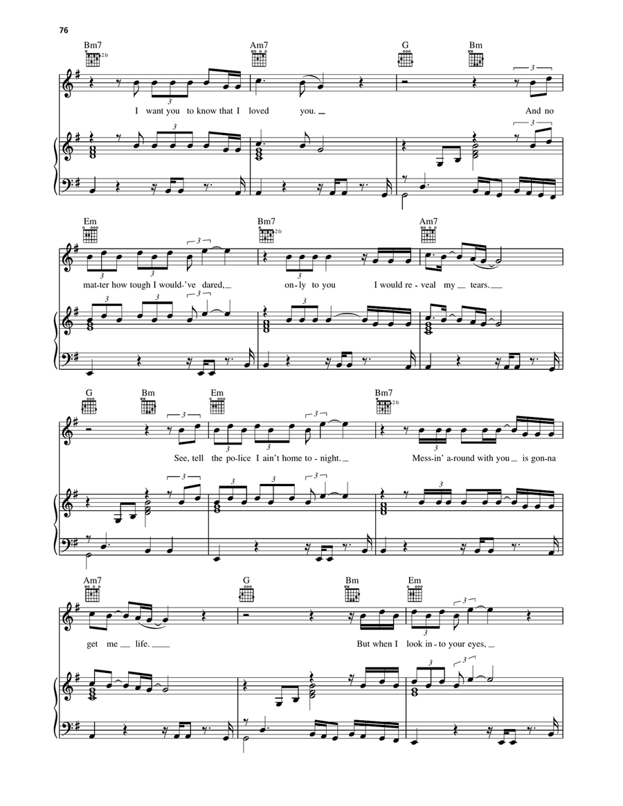 911 (feat. Mary J. Blige) Piano, Vocal, Guitar scores gallery preview page 2