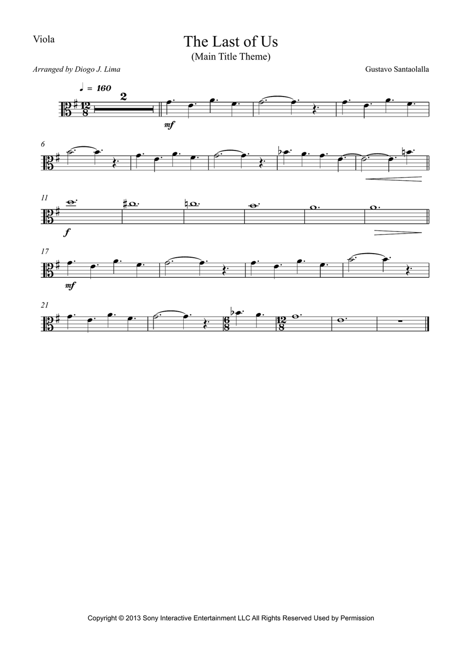 The Last Of Us The Last Of Us Viola scores gallery preview page 3