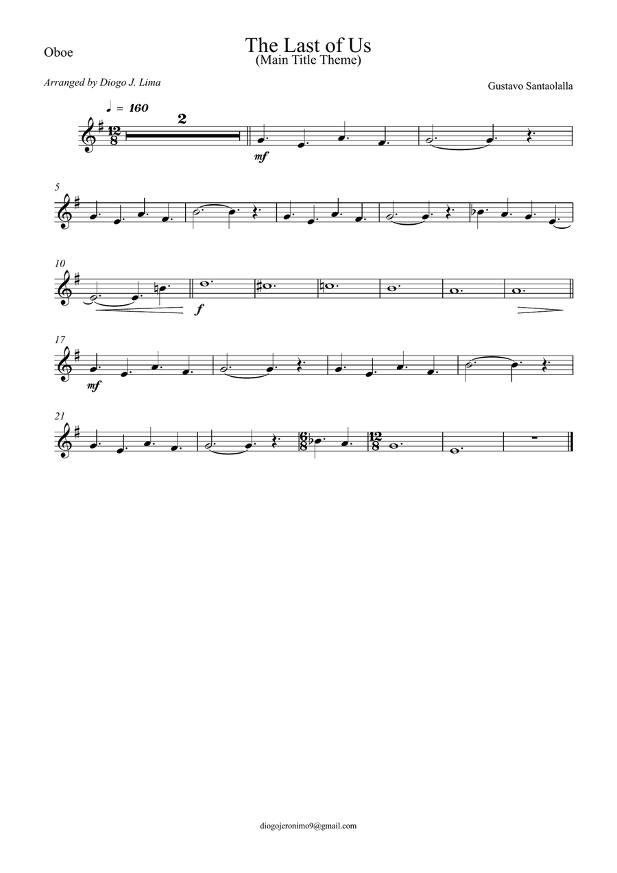 The Last Of Us The Last Of Us Piano scores gallery preview page 3