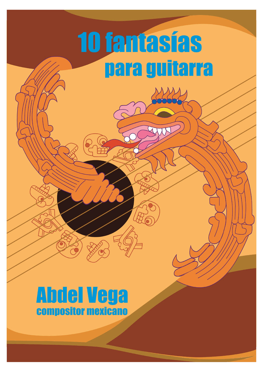 10 Fantasías para Guitarra (10 Fantasías for classical guitar) Acoustic Guitar scores gallery preview page 1