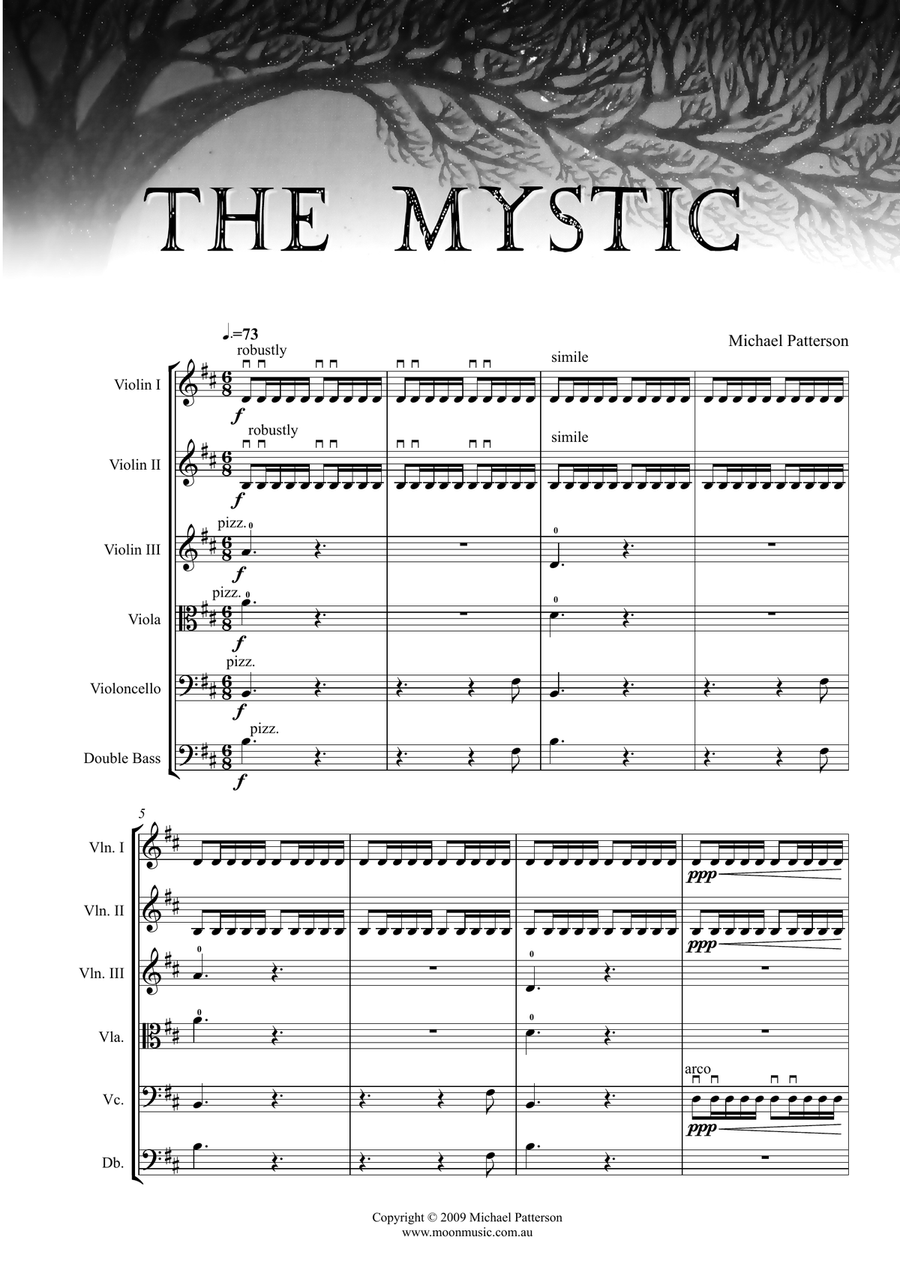 The Mystic The Mystic String Orchestra scores gallery preview page 1