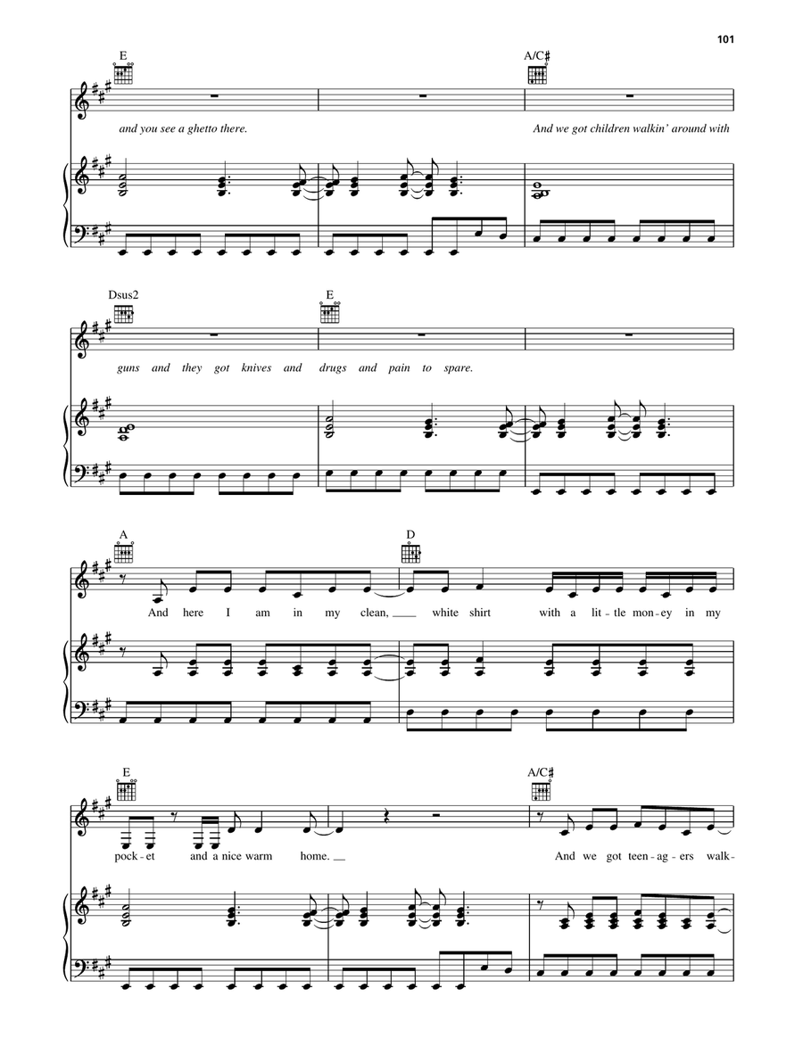 Love's The Only House Love's The Only House Piano, Vocal, Guitar scores gallery preview page 6