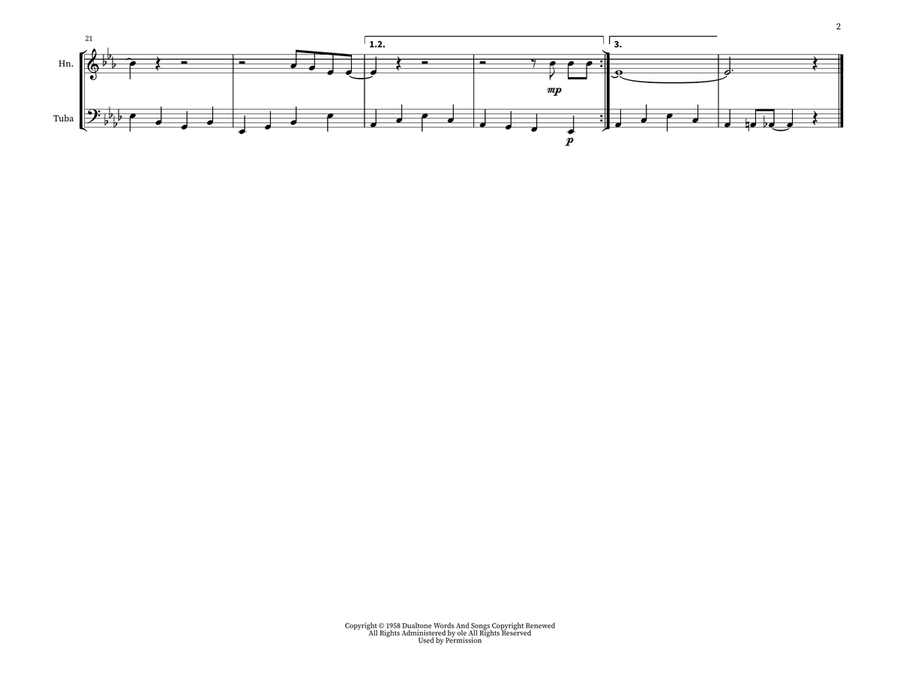 Johnny B. Goode Johnny B. Goode Brass Duet scores gallery preview page 2