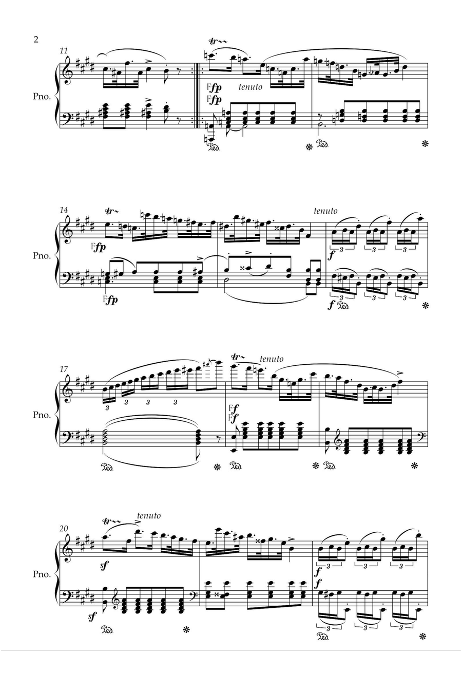 Polacca Brilliante, Op 72 - Carl Maria von Weber Piano Solo scores gallery preview page 2