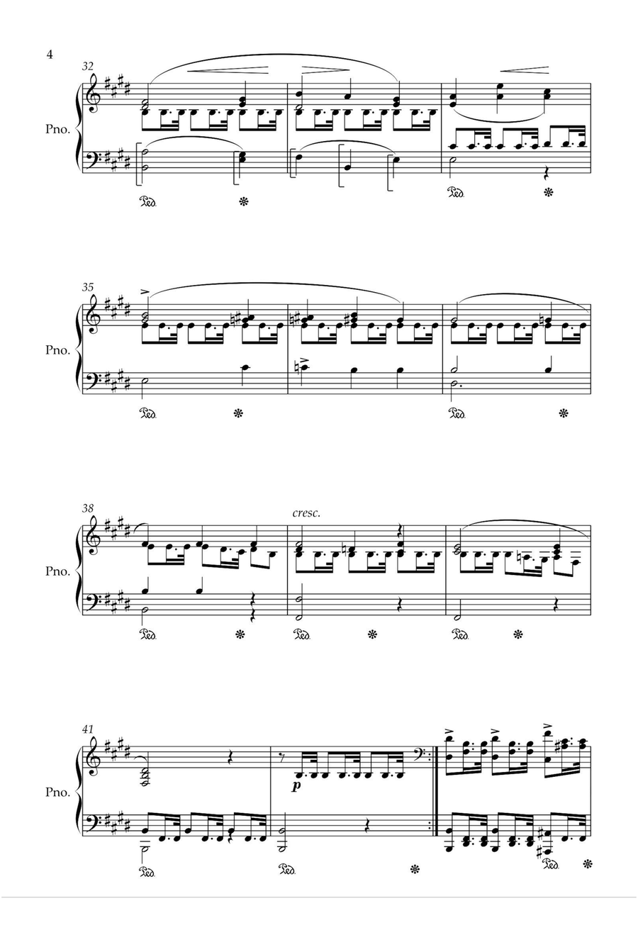 Polacca Brilliante, Op 72 - Carl Maria von Weber Piano Solo scores gallery preview page 4