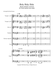 Holy, Holy, Holy: Hymn prelude on NICAEA for brass quintet and organ