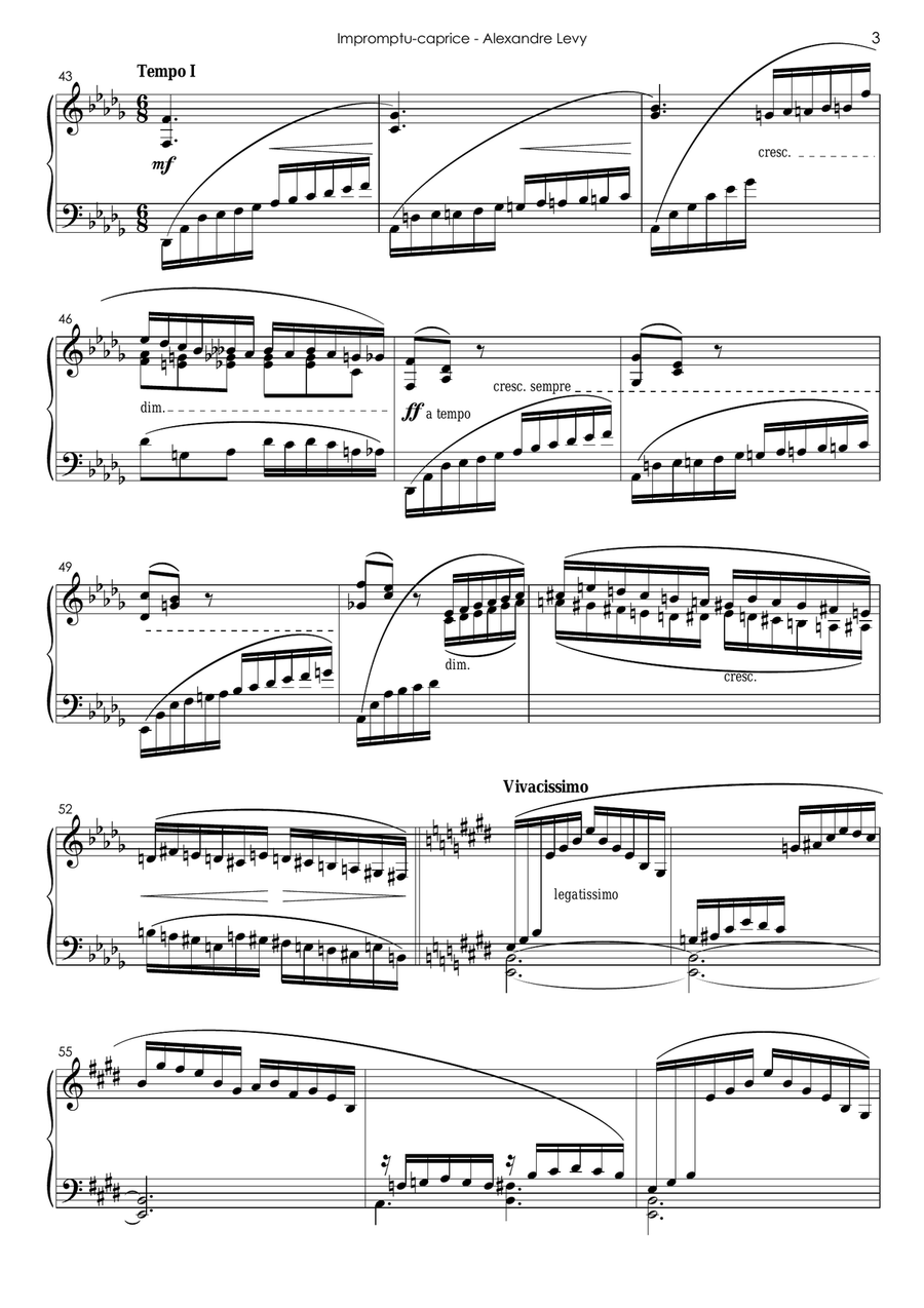 IMPROMPTU-CAPRICE Op. 1 Chamber Music scores gallery preview page 3