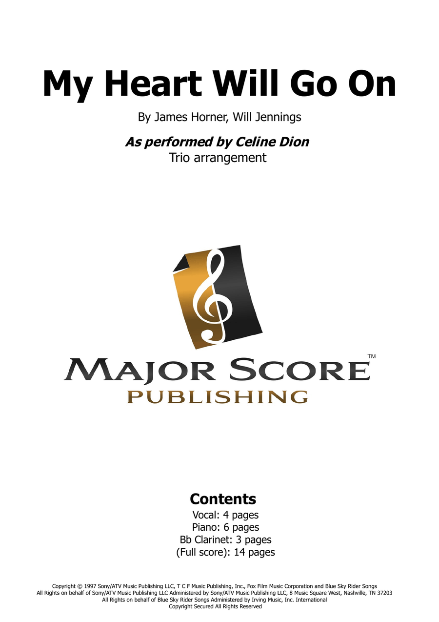 My Heart Will Go On (Love Theme From 'titanic') Small Ensemble scores gallery preview page 1