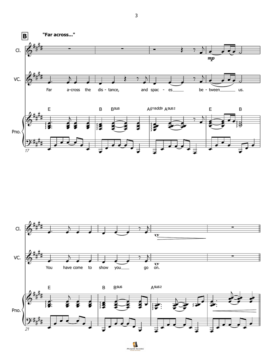 My Heart Will Go On (Love Theme From 'titanic') Small Ensemble scores gallery preview page 4