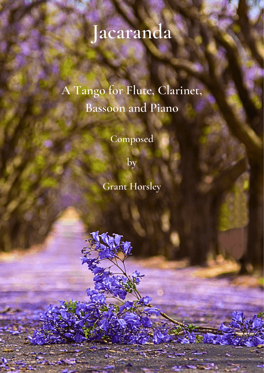 Jacaranda. Original Tango for Wind Trio and Piano. Small Ensemble scores gallery preview page 1