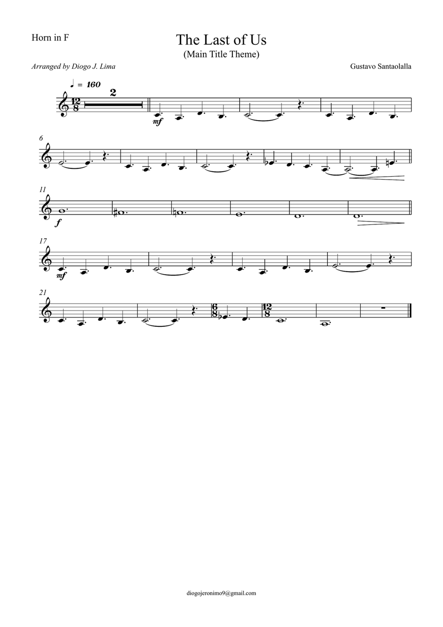 The Last Of Us The Last Of Us Piano scores gallery preview page 3