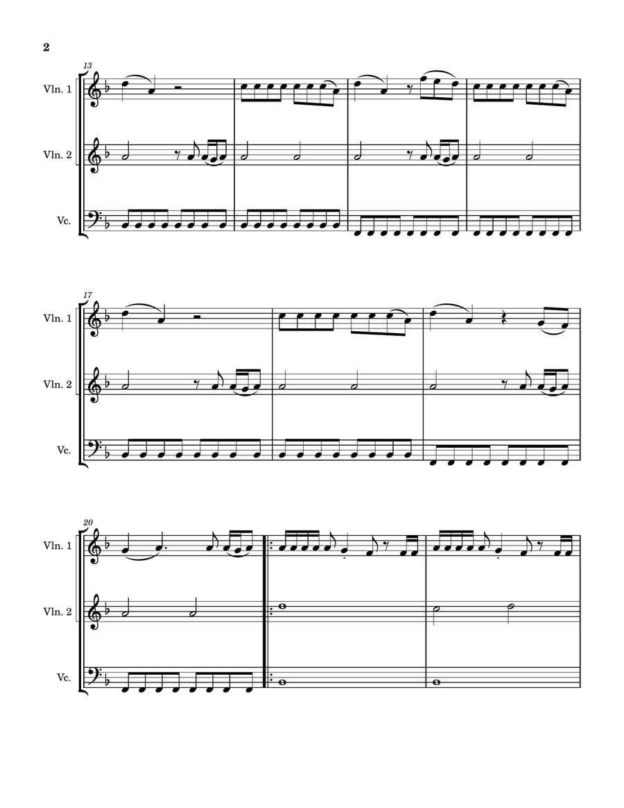 Congratulations (Ft. Quavo) String Trio scores gallery preview page 4