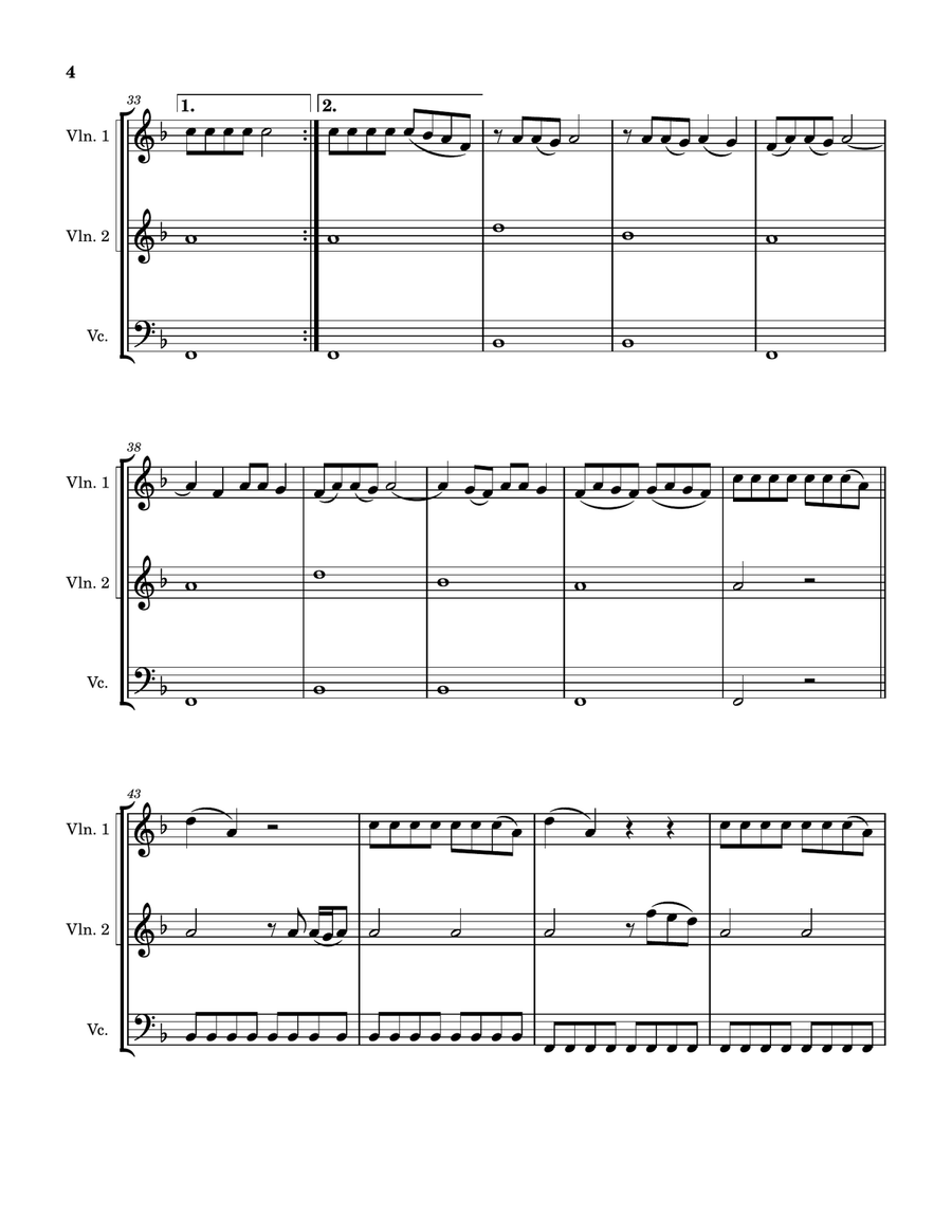 Congratulations (Ft. Quavo) String Trio scores gallery preview page 6