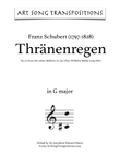 SCHUBERT: Thränenregen, D. 795 no. 10 (transposed to G major)