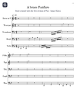 A Brass Fanfare - Score Only