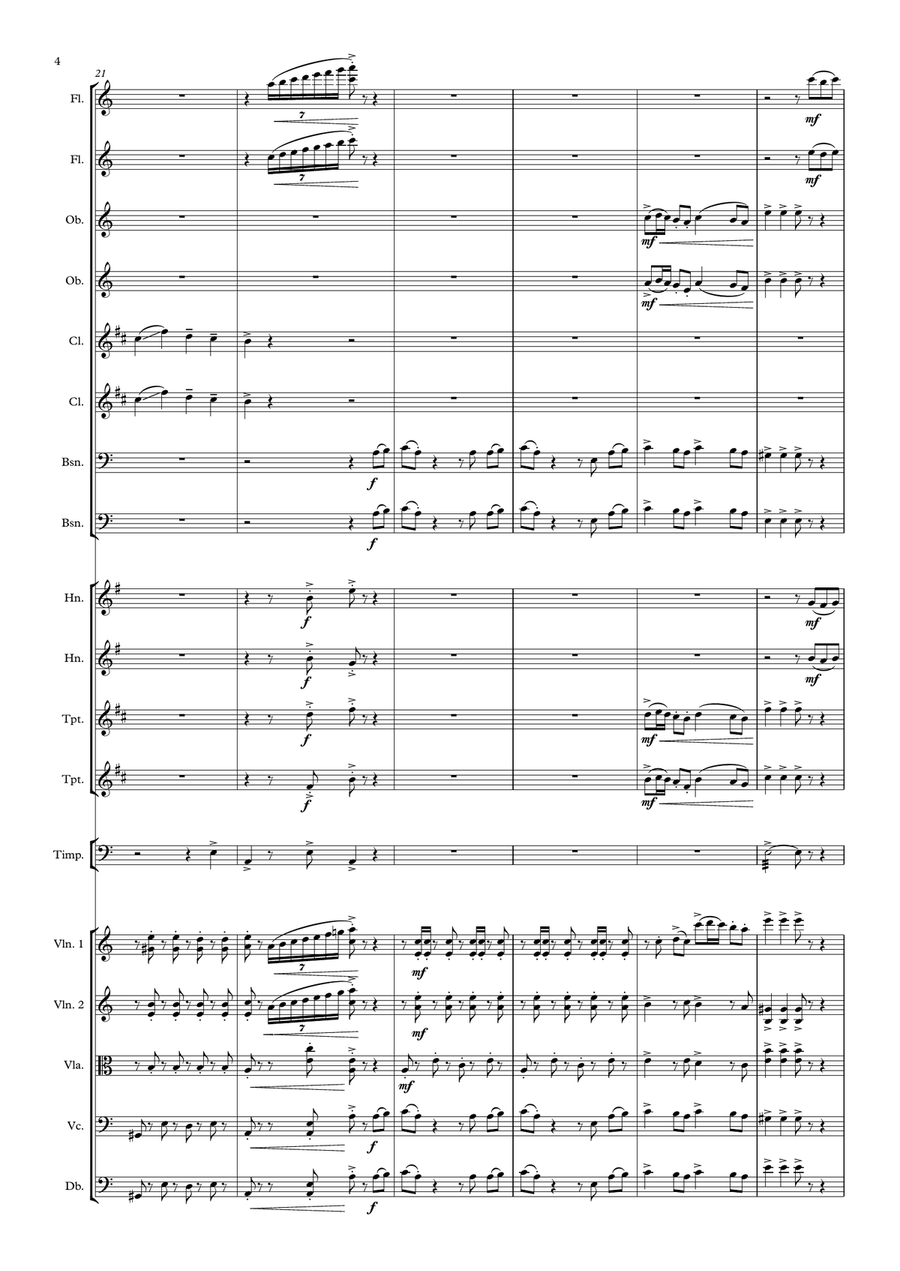 Bella Ciao Bella Ciao Chamber Orchestra scores gallery preview page 4