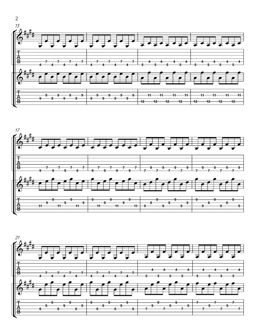 Just Breathe Acoustic Guitar scores gallery preview page 2