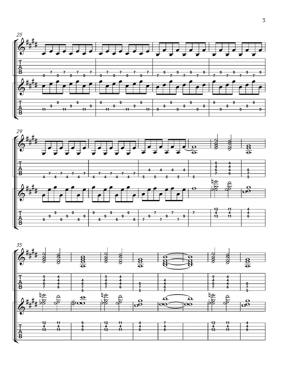 Just Breathe Acoustic Guitar scores gallery preview page 3
