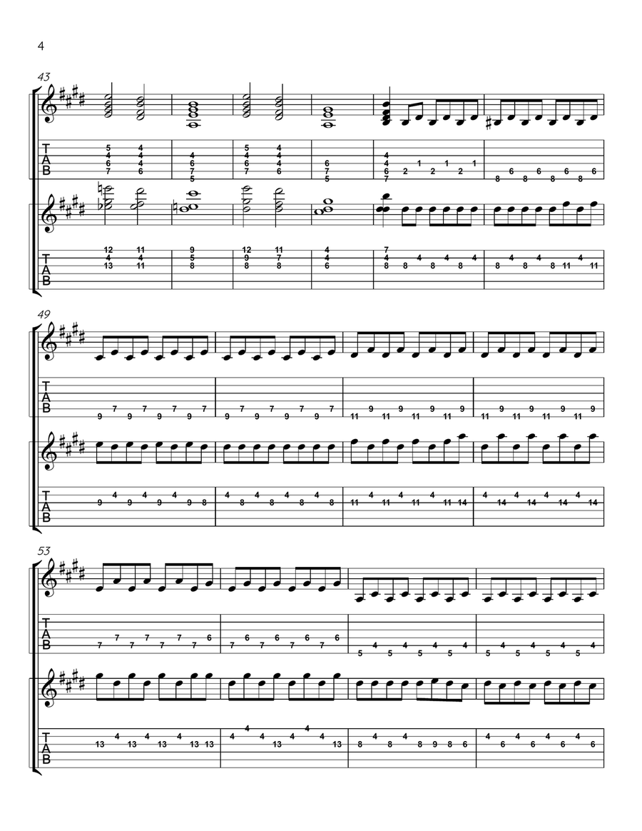 Just Breathe Acoustic Guitar scores gallery preview page 4