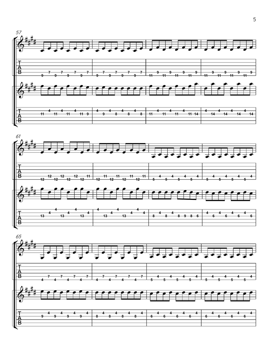 Just Breathe Acoustic Guitar scores gallery preview page 5
