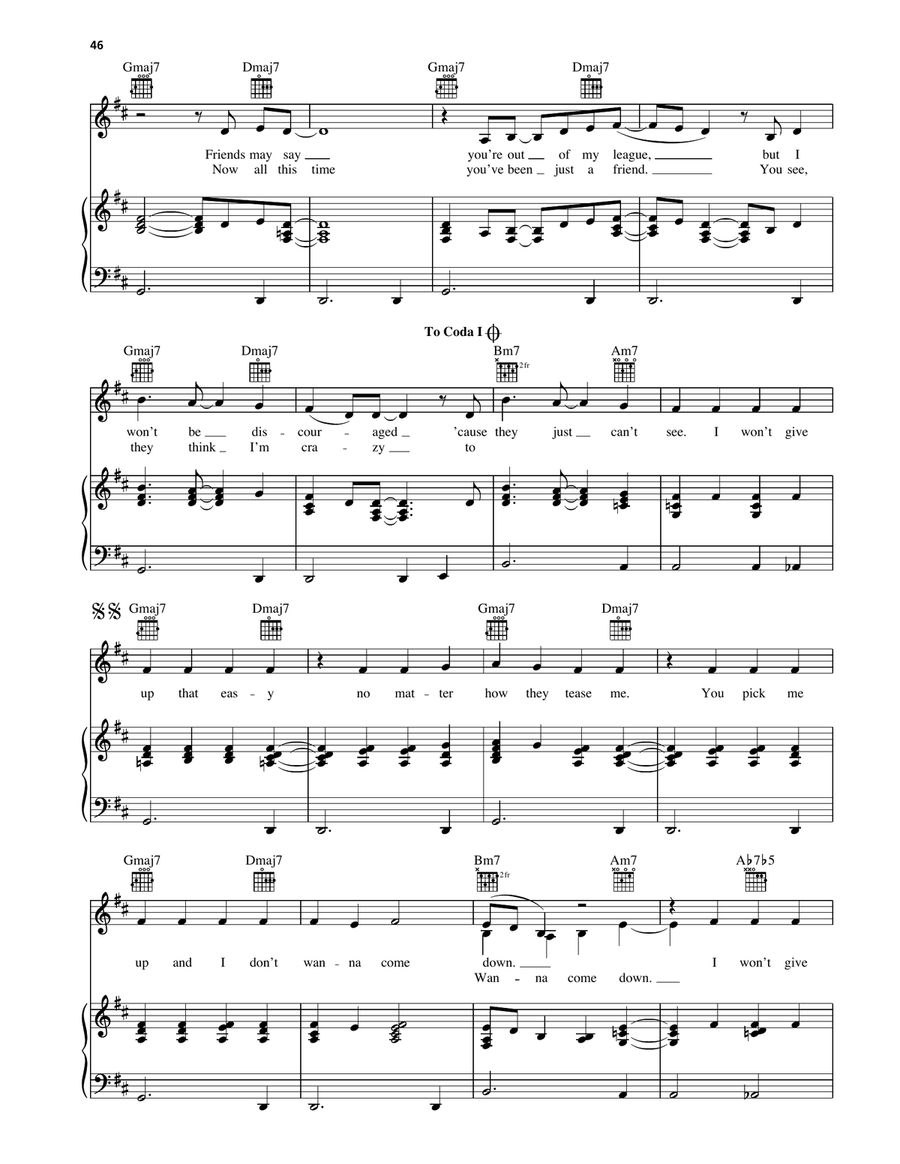 I Won't Give Up I Won't Give Up Piano, Vocal, Guitar scores gallery preview page 2