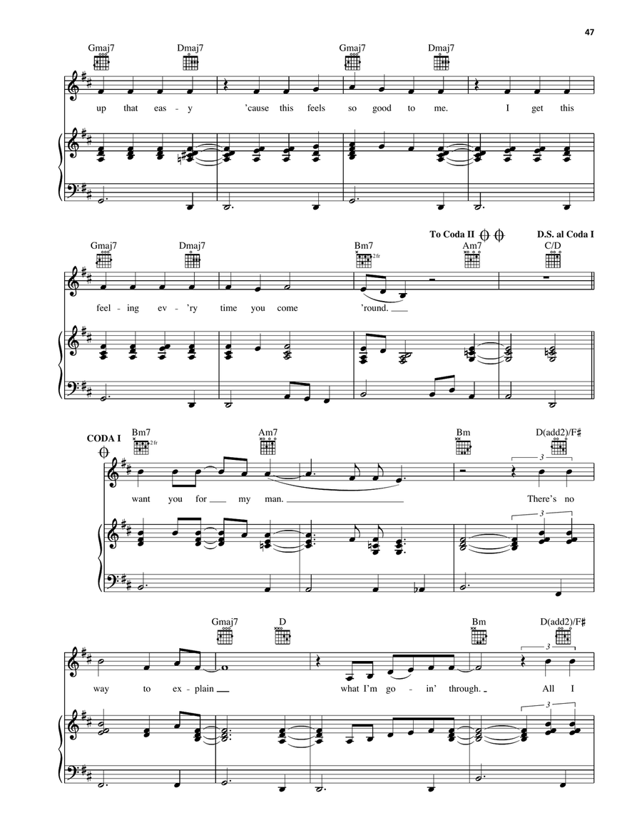 I Won't Give Up I Won't Give Up Piano, Vocal, Guitar scores gallery preview page 3
