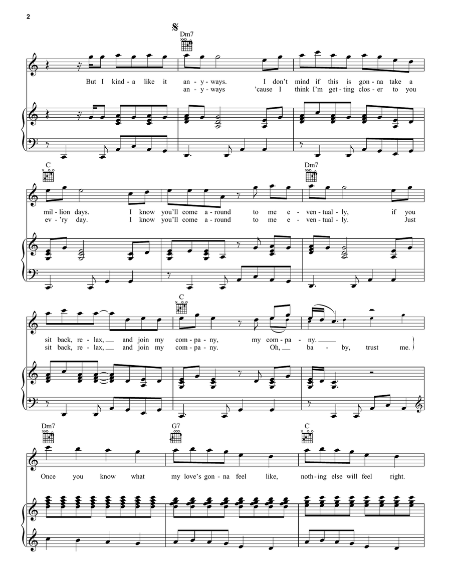 Mystical Magical Mystical Magical Piano, Vocal, Guitar scores gallery preview page 2