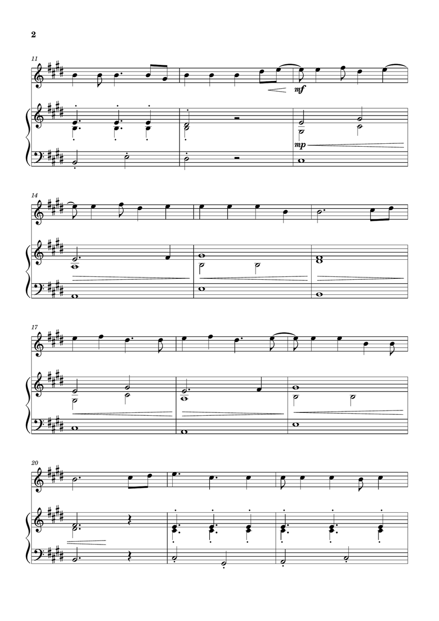 Cheap Thrills (Feat. Sean Paul) Piano scores gallery preview page 2