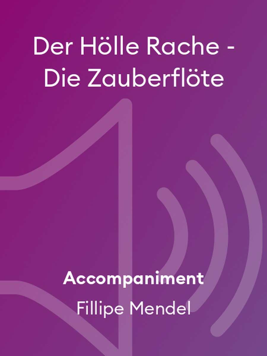 Der Hölle Rache - Die Zauberflöte Piano scores gallery preview page 1