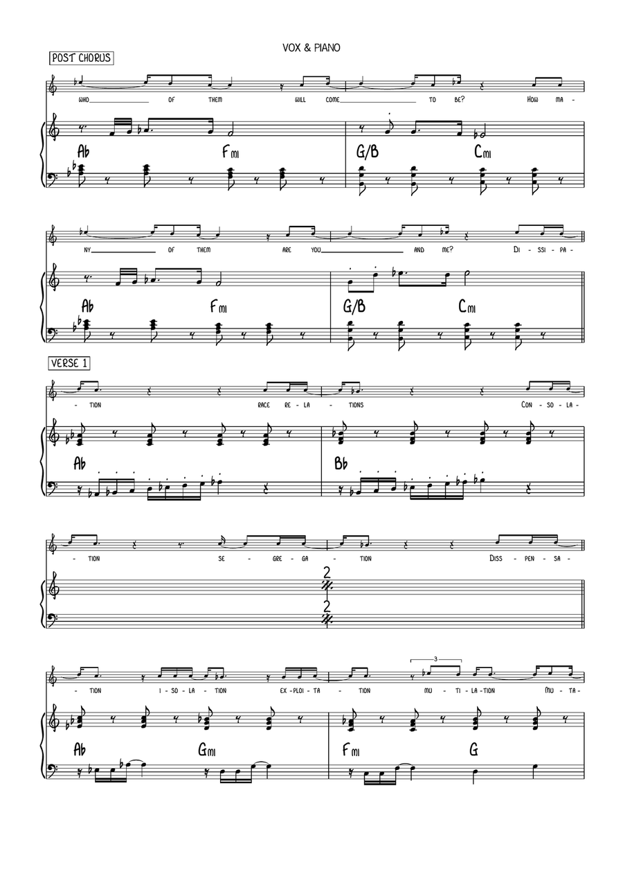 Pastime Paradise Pastime Paradise Piano scores gallery preview page 2