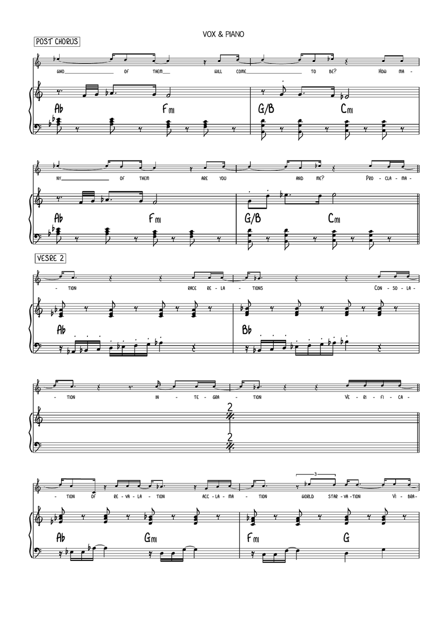 Pastime Paradise Pastime Paradise Piano scores gallery preview page 4
