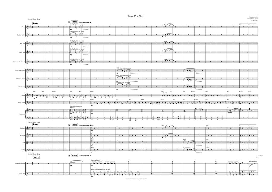 From The Start Large Ensemble scores gallery preview page 1
