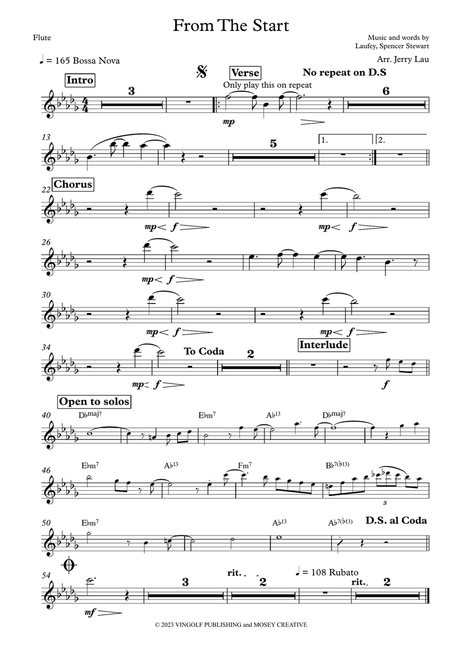 From The Start Large Ensemble scores gallery preview page 4